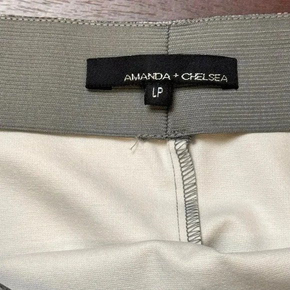 New Amanda+Chelsea Stretch Comfort Waist Plaid Poly Mini Skirt Women's Petite L - Picture 2 of 8